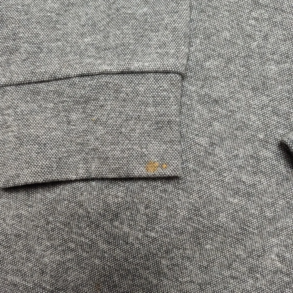 Polo Ralph Lauren Sweatshirt Mens XL Gray Mock Neck 1/4 Zip‎ Pullover Logo Work
